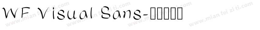 WF Visual Sans字体转换
